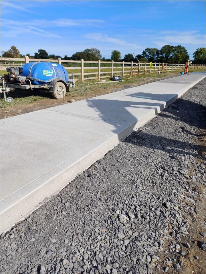 Concrete Footpath Barberstown Lane South