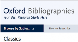 Oxford Bibliographies