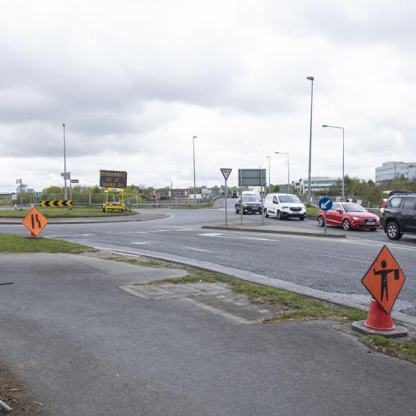 Work taking place on the Snugborough Interchange project