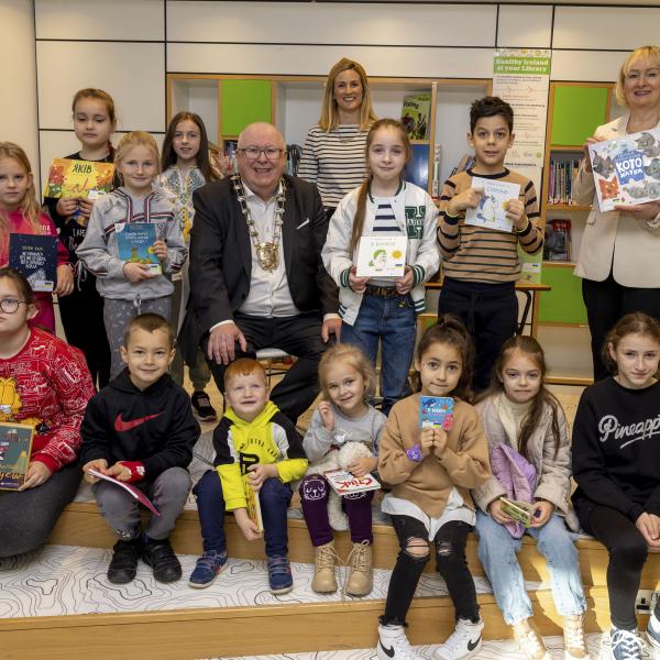 Fingal Libraries donation of 100 Ukrainian language books for Children
