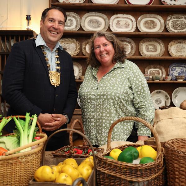 Blas Food Heritage Launch Mayor and Christine Baker