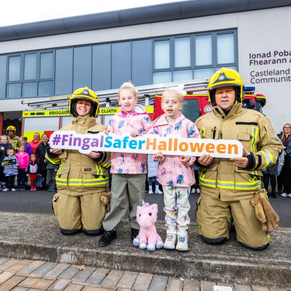 Launch of Fingal County Council Safer Halloween Event at Castleland Community Centre, Ballbriggan (1)