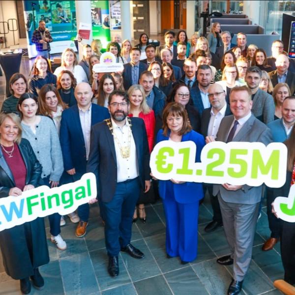 Mayor and Chief Executive of Fingal have welcomed 197 new jobs created in Fingal thanks to LEO Fingal