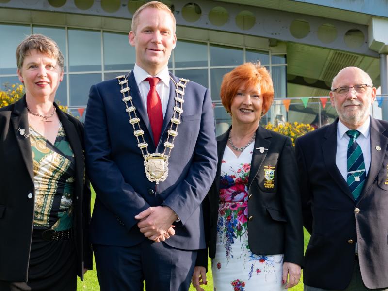 Mayor and Donabate officials.