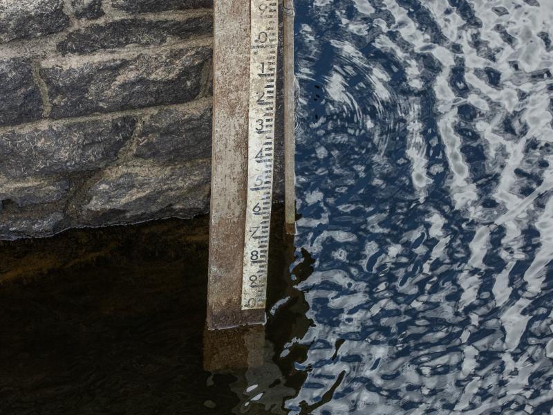 Bohernabreena Reservoir Dropping Water Levels