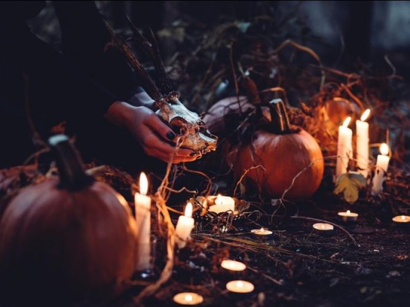 Pumpkins and Candles