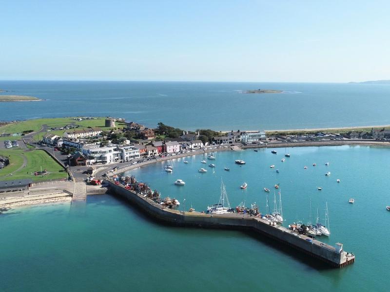 Aerial Photography of skerries Harbour