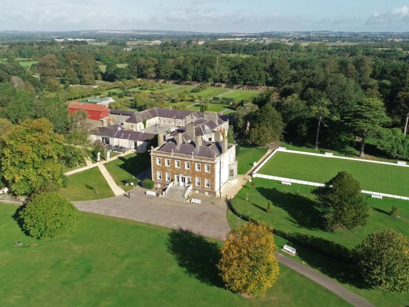 newbridge Demesne aerial shot