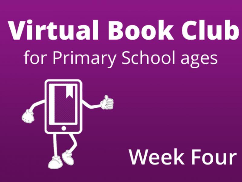 Virtual Book Club logo Week 4