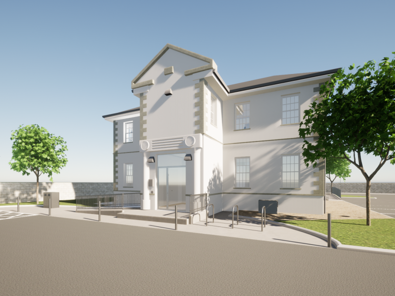 CGI of new Donabate Library