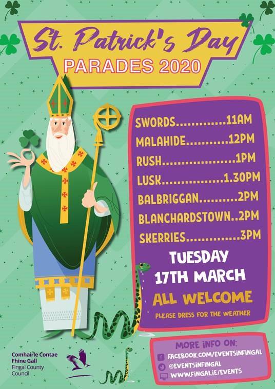 St. Patrick's Day Parades 2020 Poster