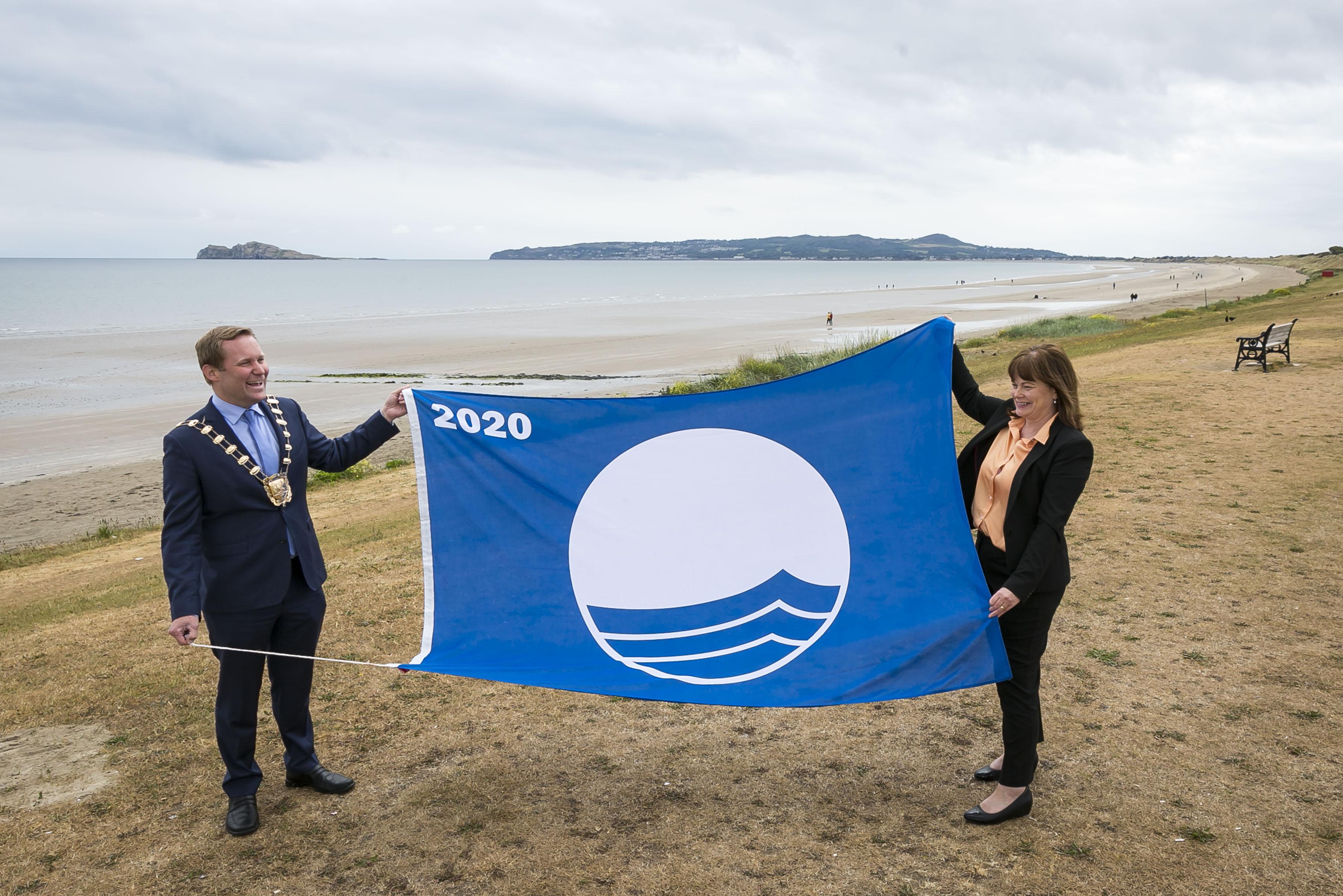 Blue Flag Portmarnock CE and Mayor