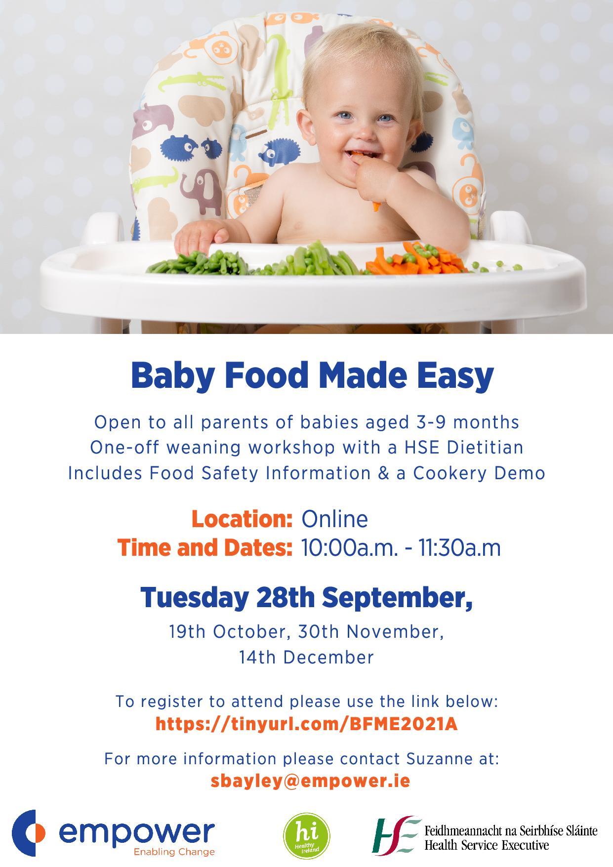 Baby weaning sale ireland