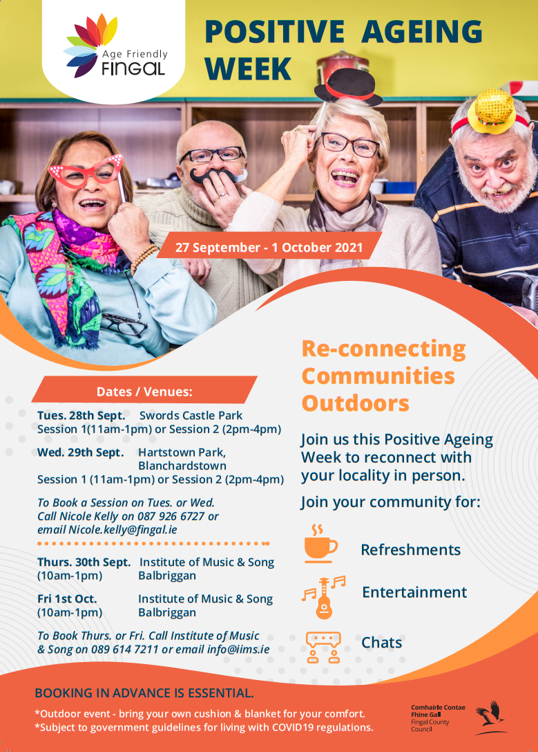 Schedule for Positive Ageing Week