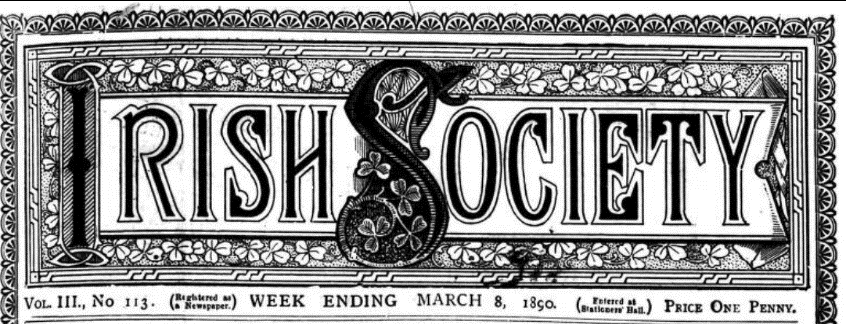 Irish Society Masthead