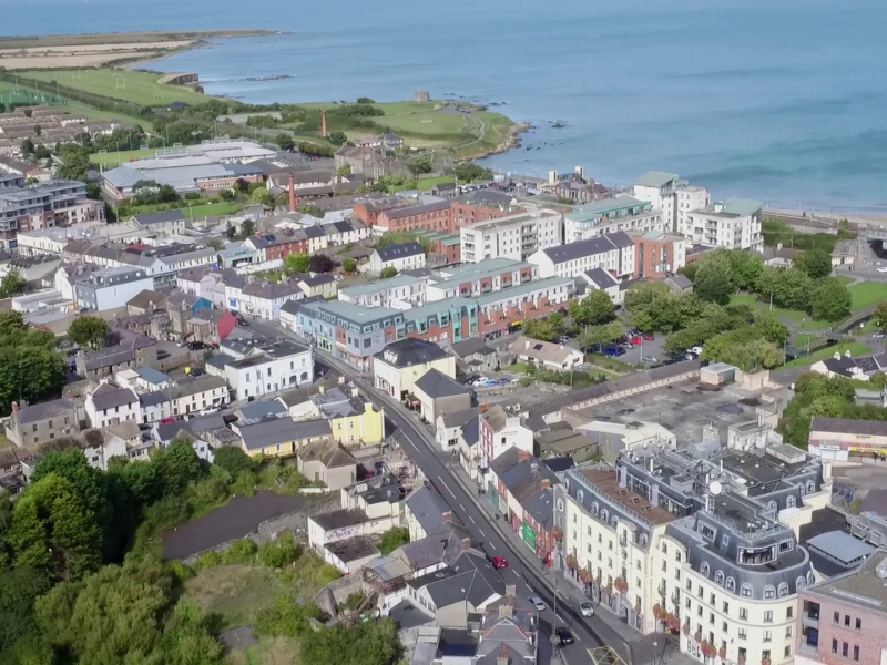 Aerial Shot of Balbriggan