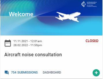 Image shows closed notice on consultation portal homepage for ANCA