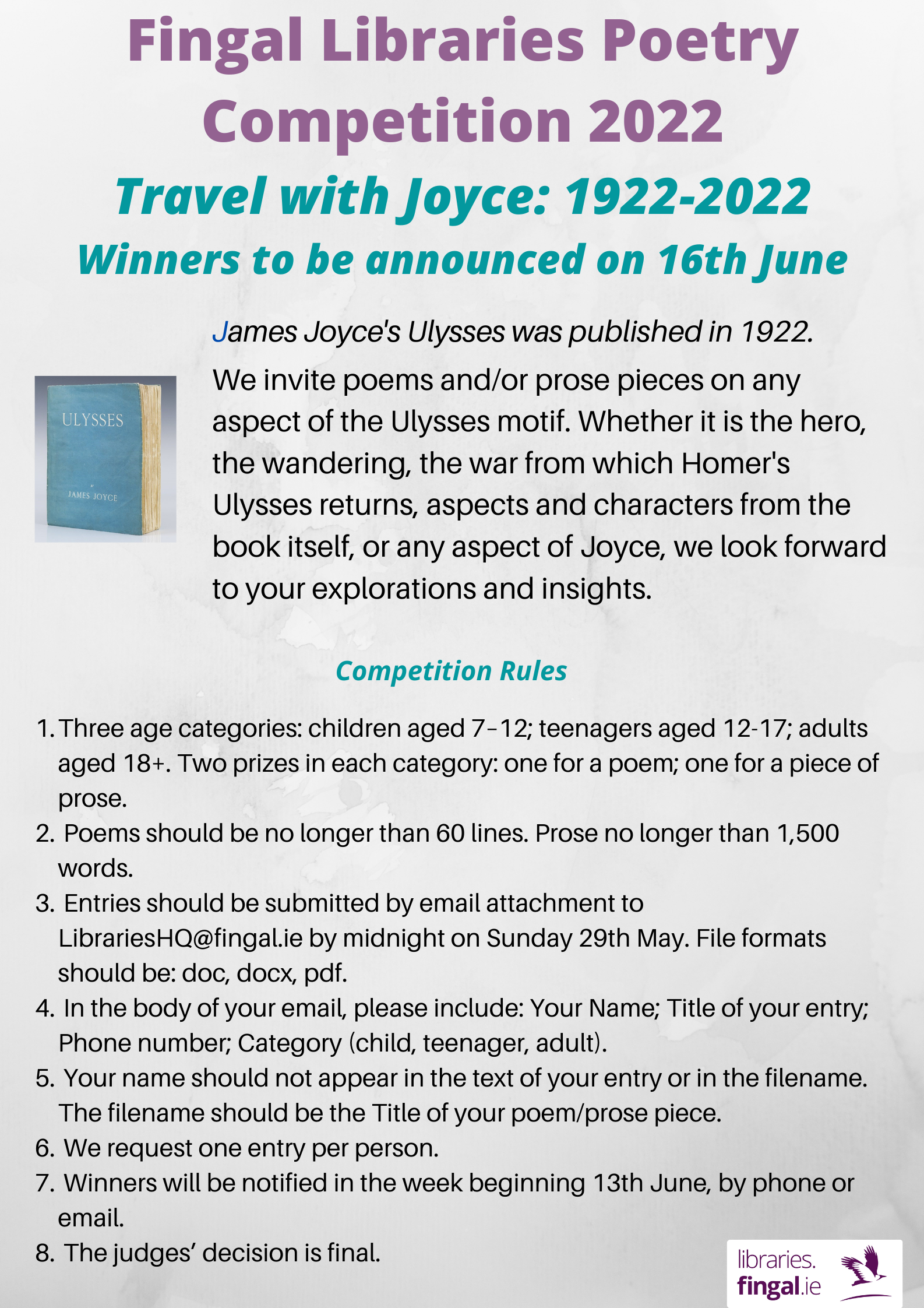 Purple Poetry Competition