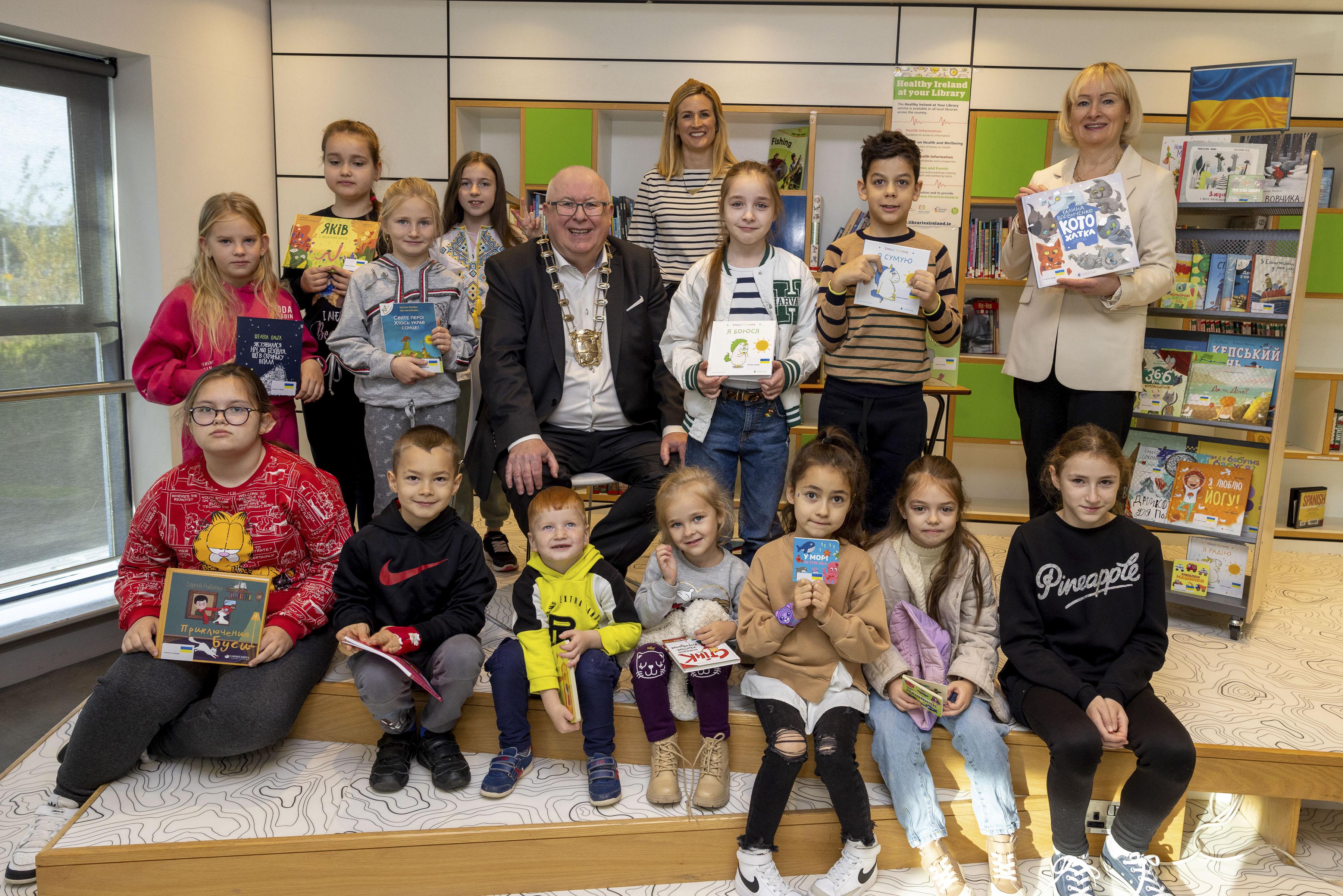 Fingal Libraries donation of 100 Ukrainian language books for Children