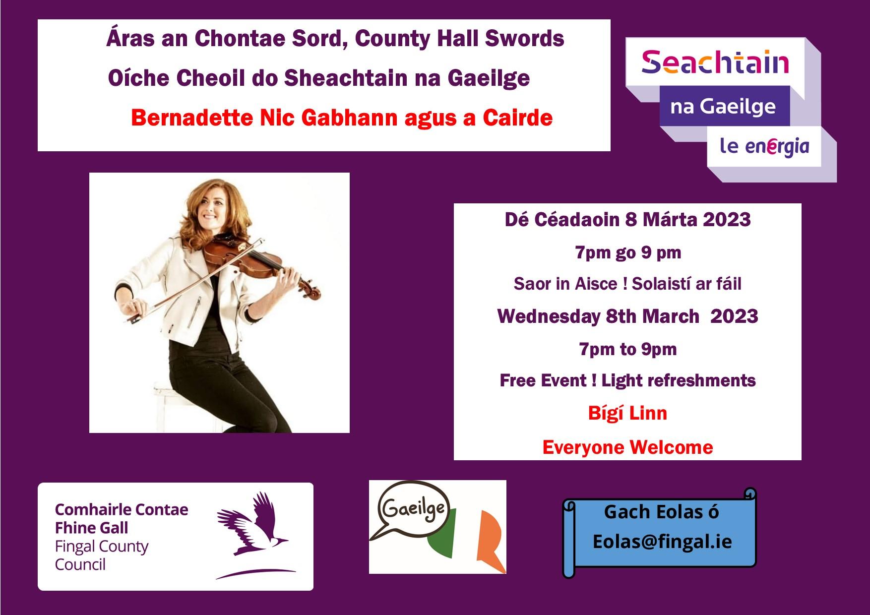 Seachtain na Gaeilge Concert 2023