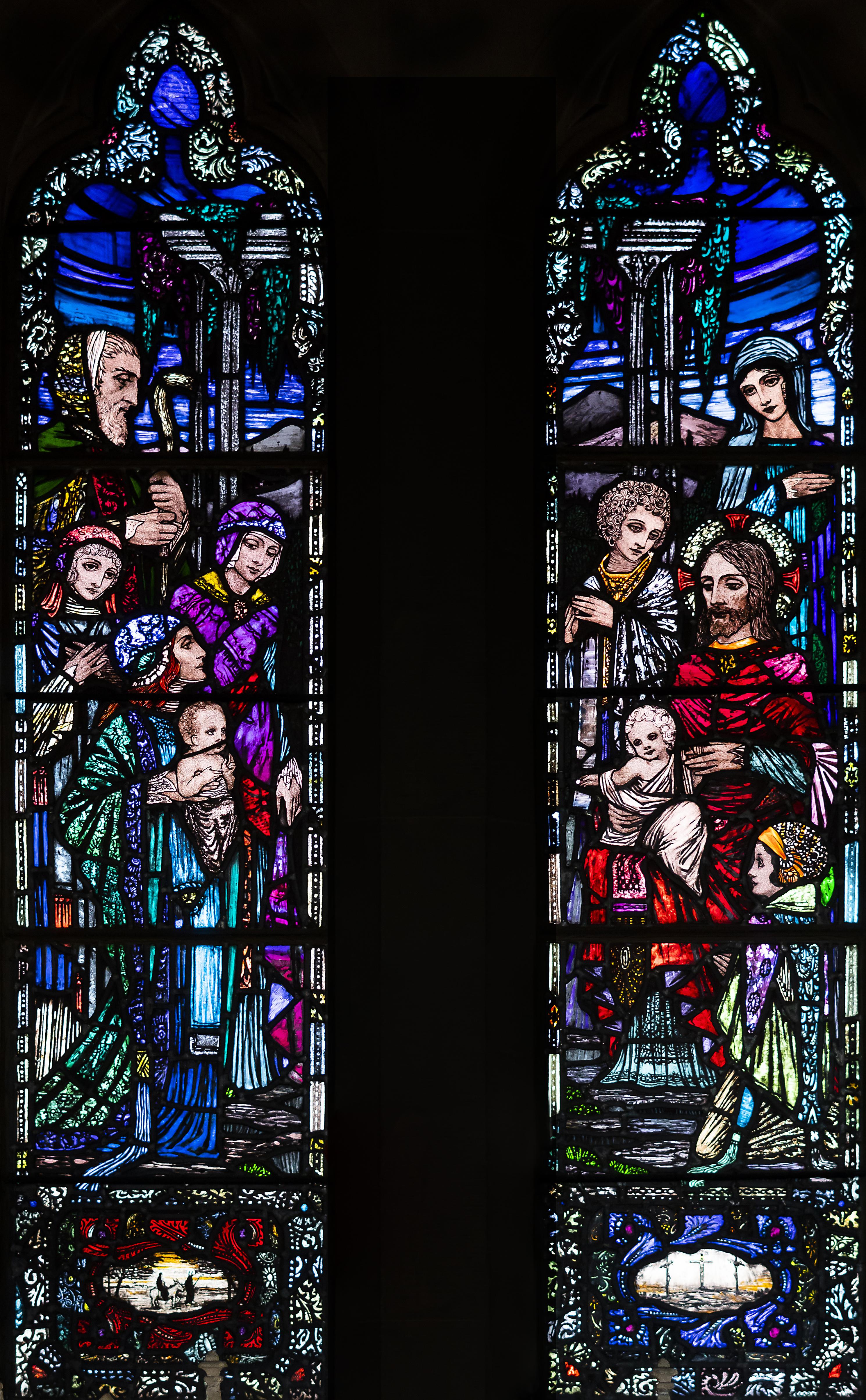 Stained glass window