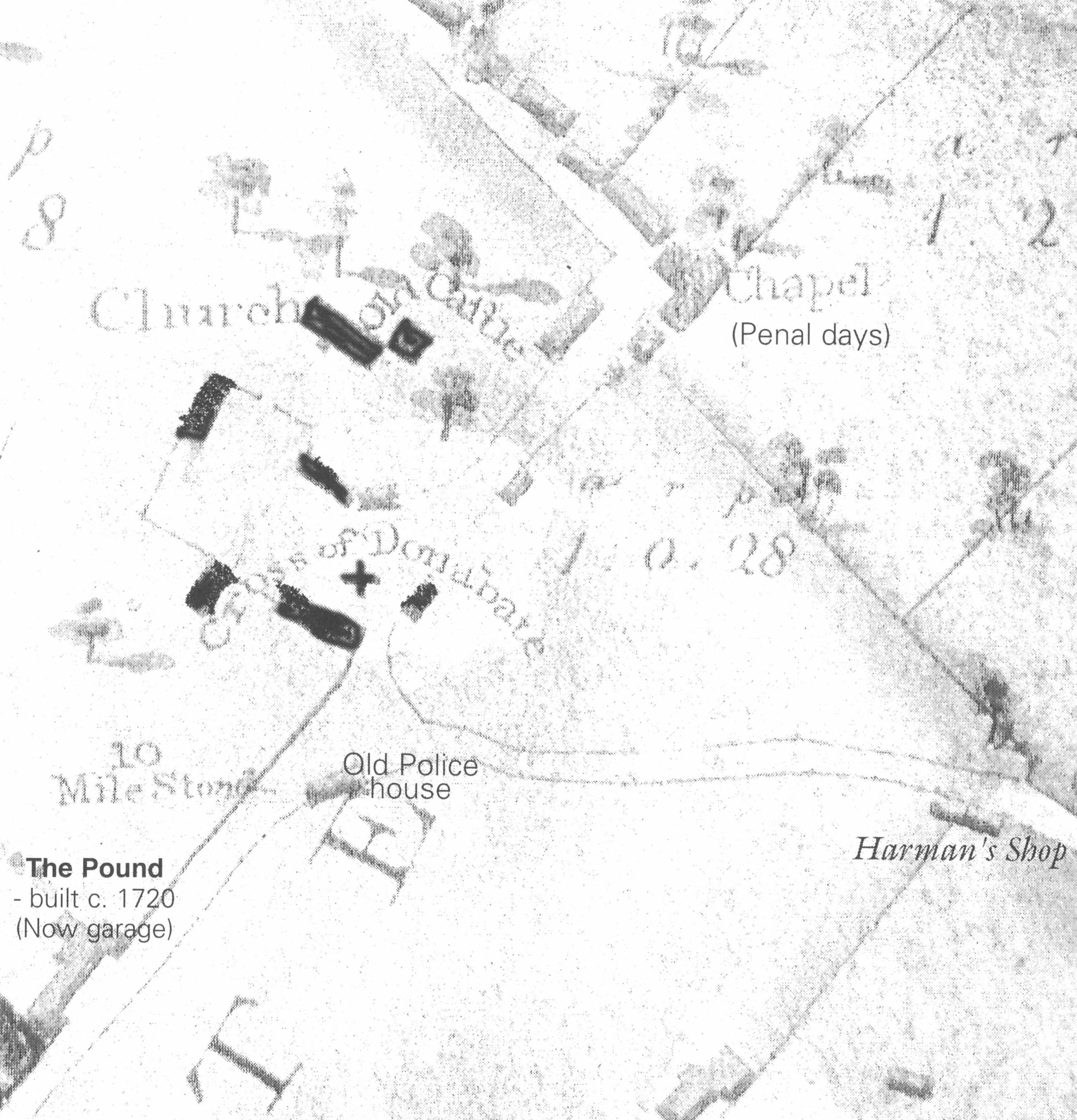 The Cross of Donabate on Frizell’s map of 1804, from Bates’ History of Donabate & Portrane.jpg 