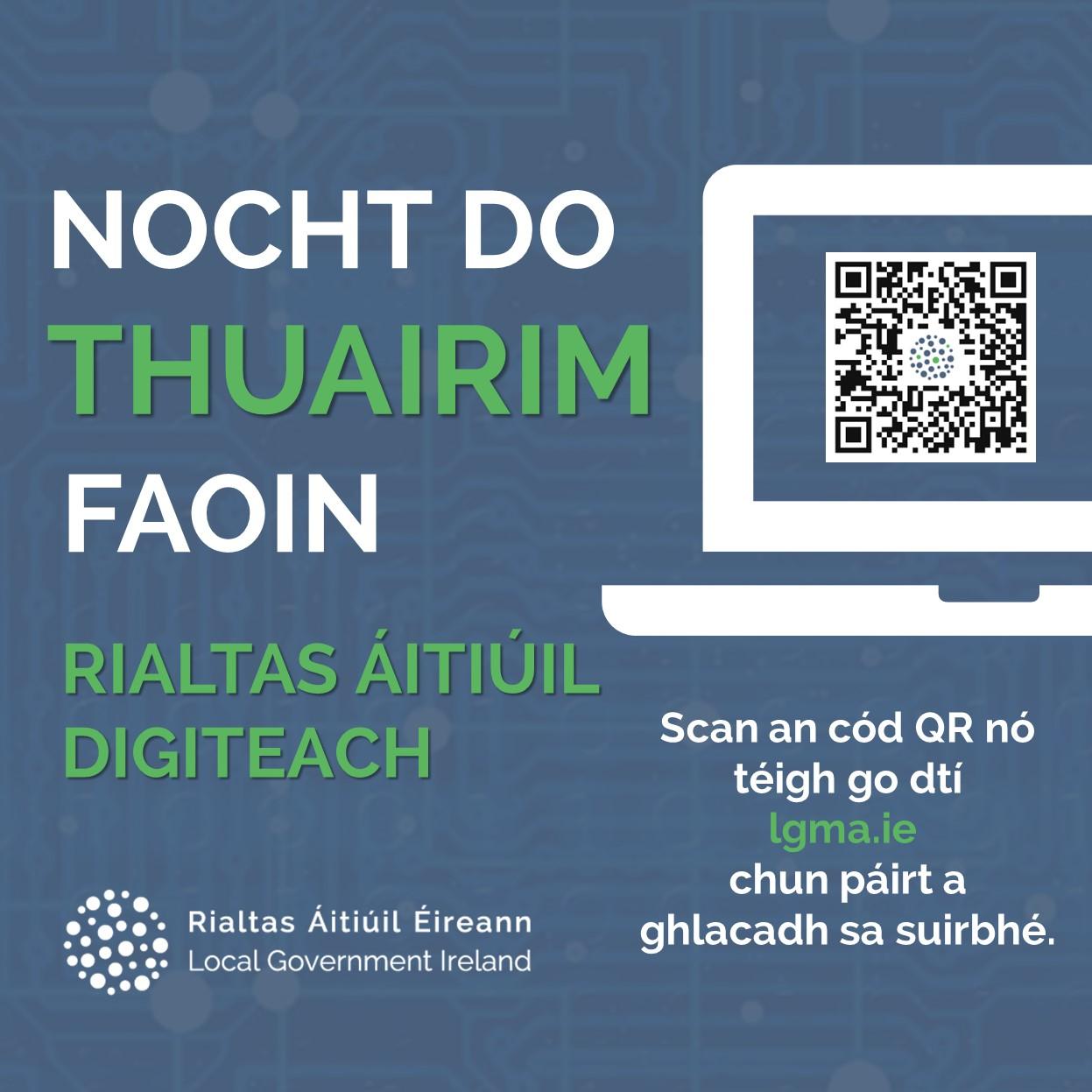 Digital local government survey Gaeilge