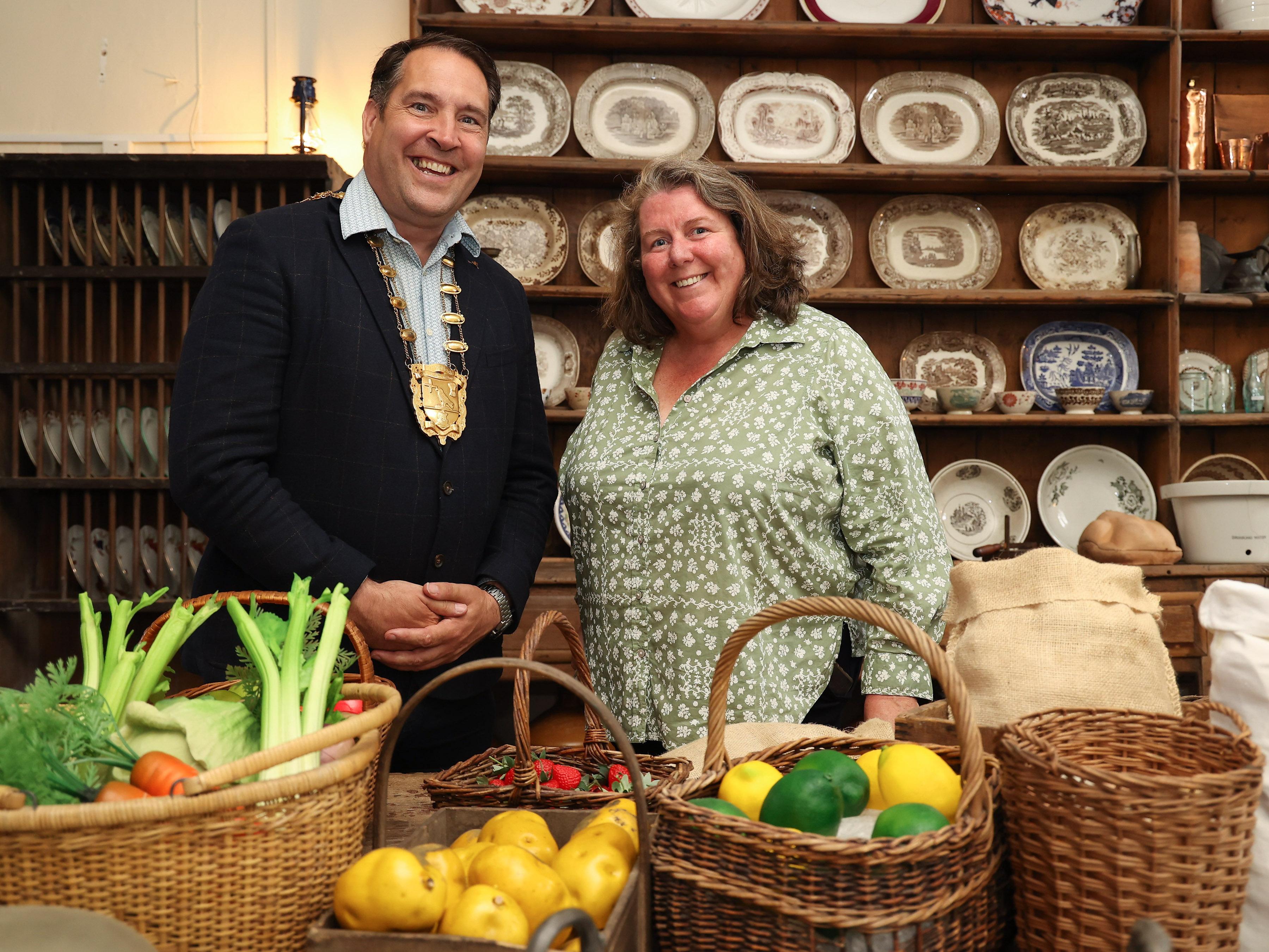 Blas Food Heritage Launch Mayor and Christine Baker