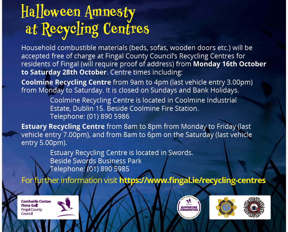 Halloween amnesty at recycling centres.PNG