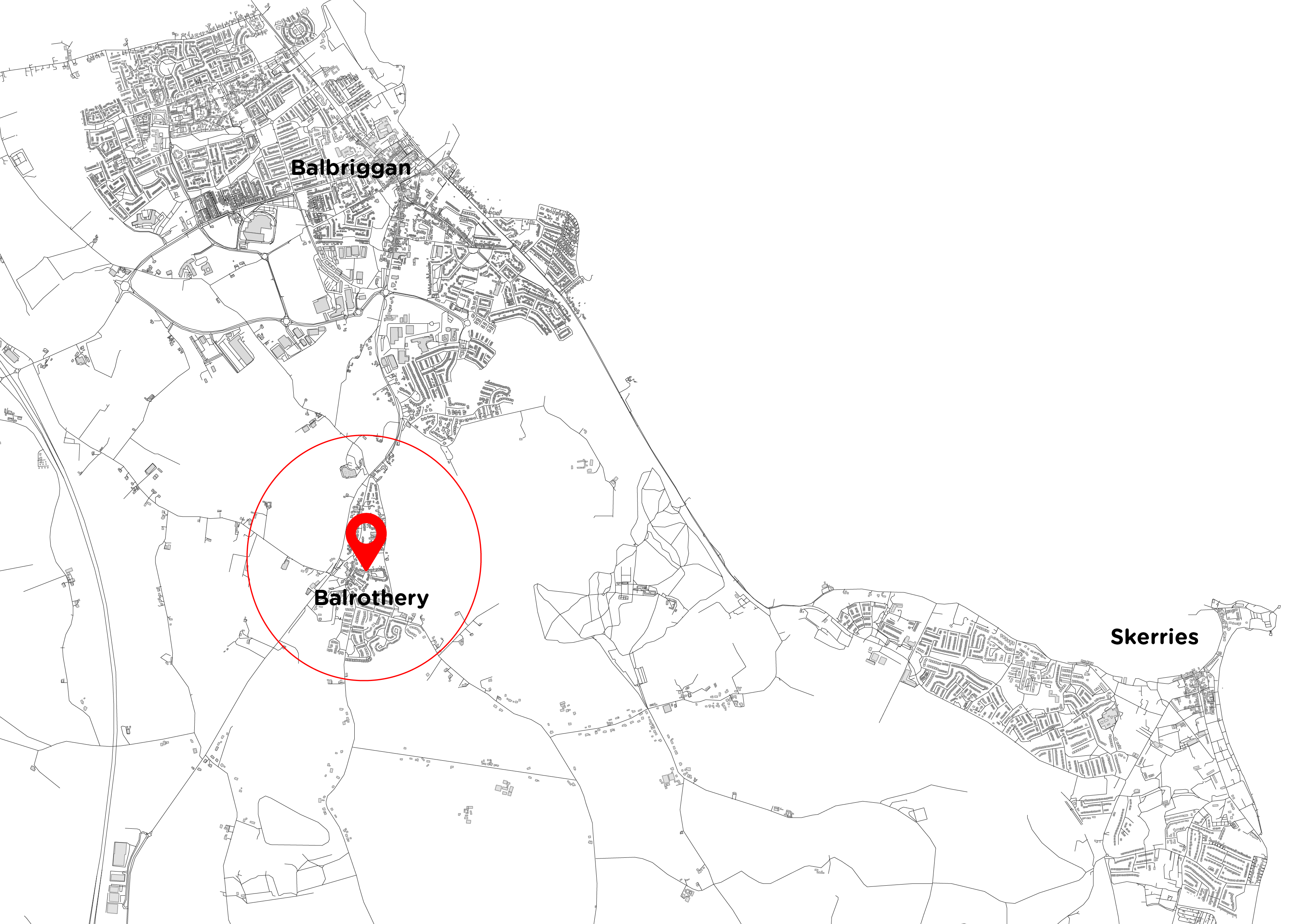 Map of Balrothery boundary