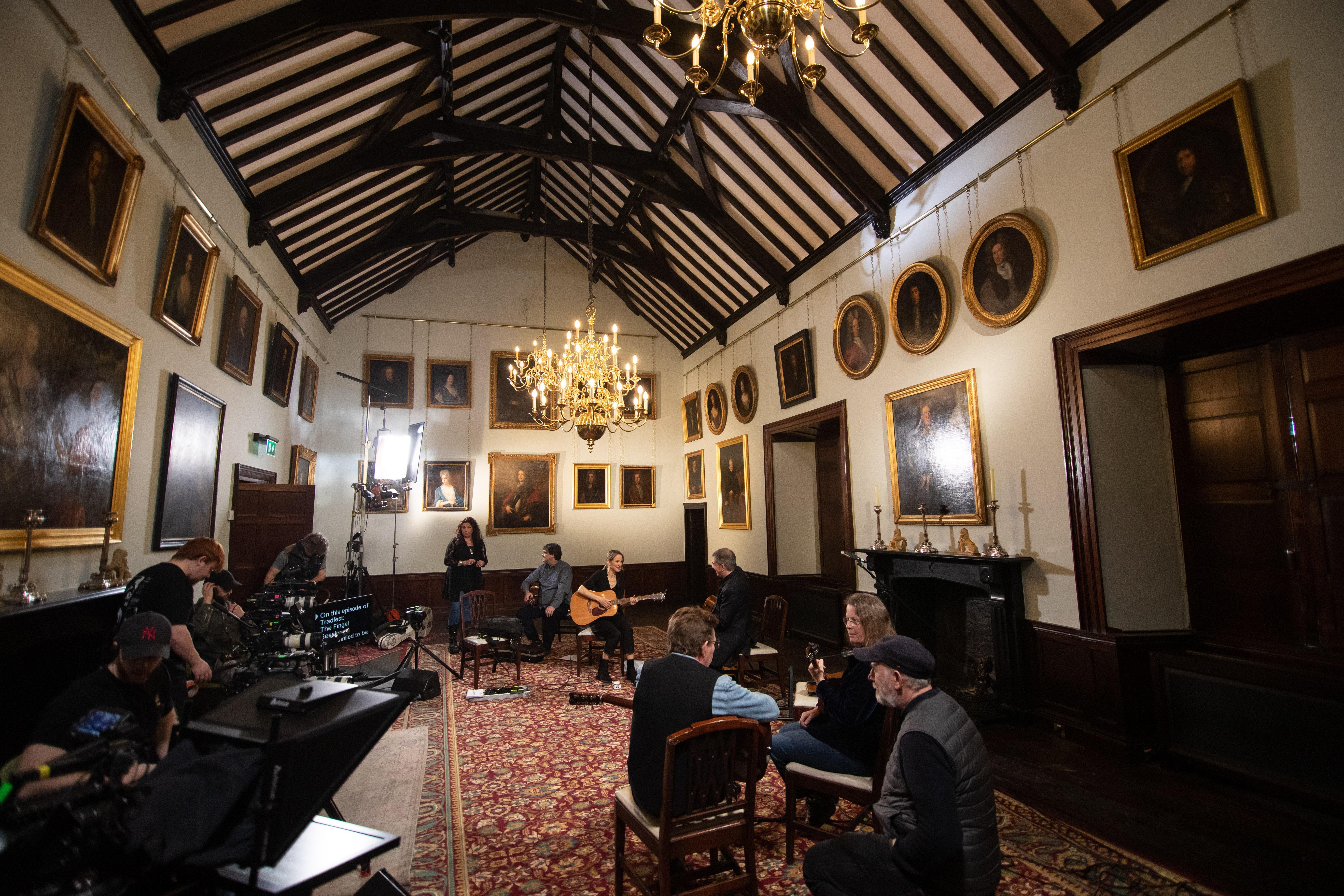 Malahide Castle hosts the TradFest in Fingal sessions