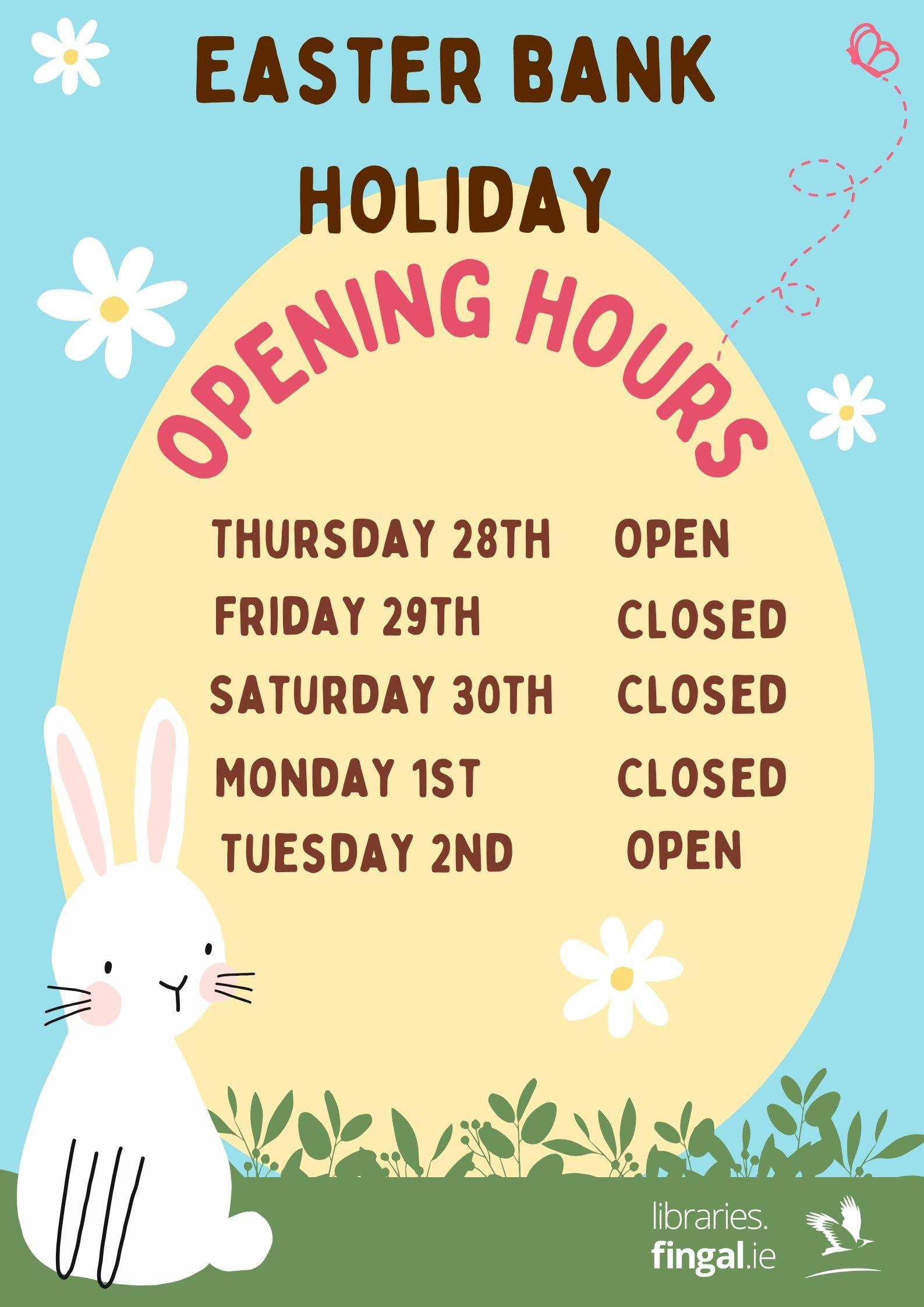 Opening hours and safety message this Easter Weekend Fingal