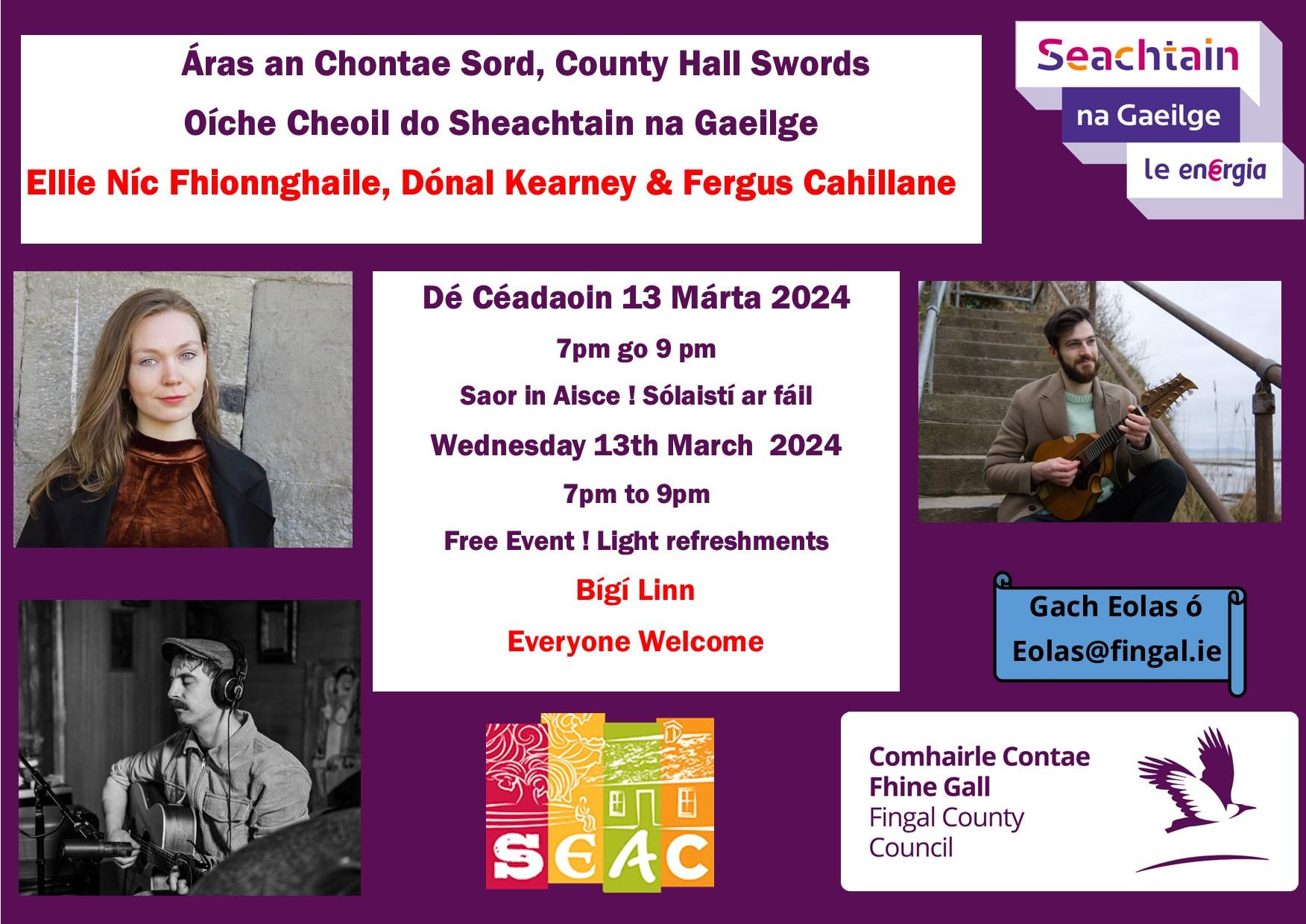 Seachtain na Gaeilge Concert 2024