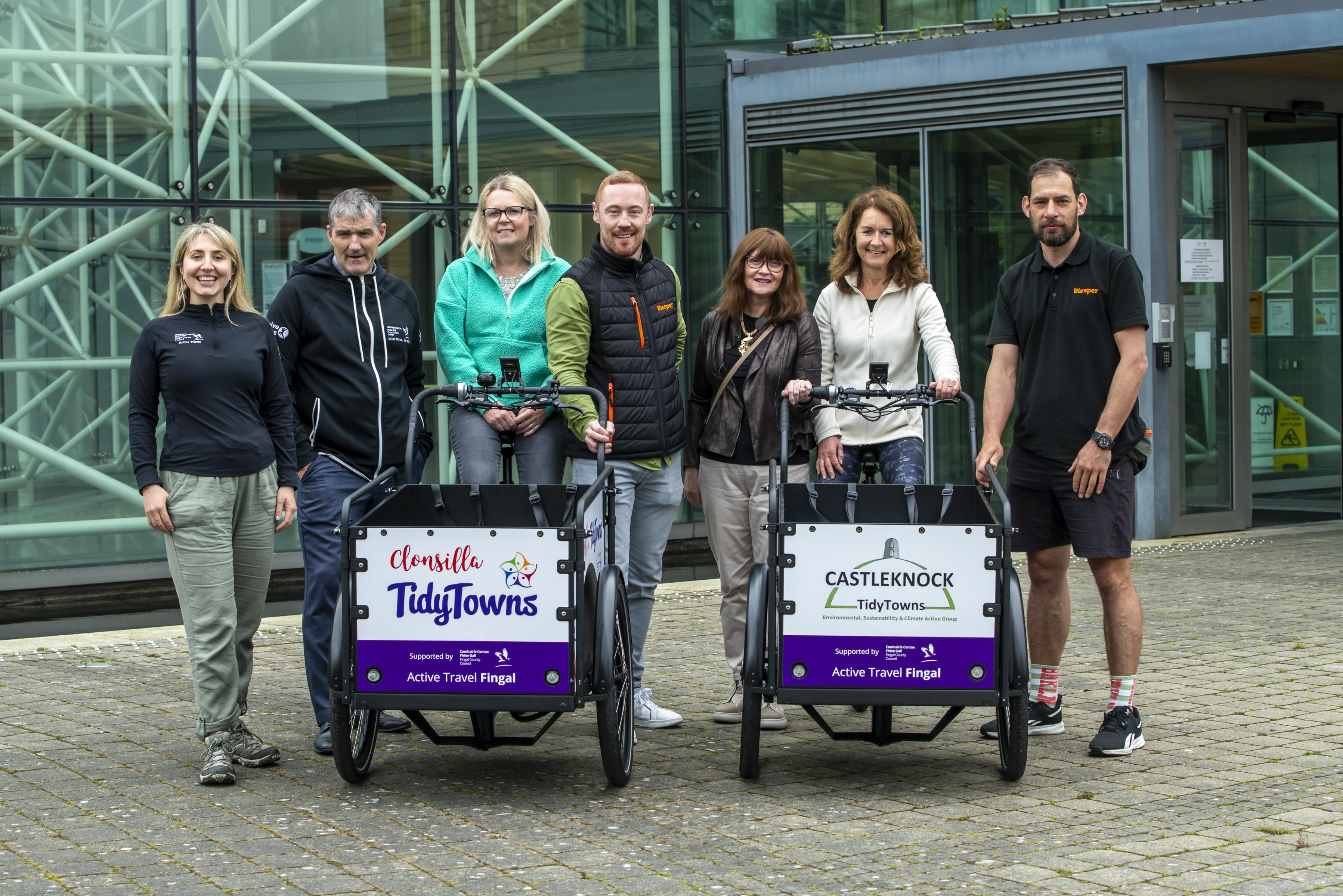 eCargo bikes presented to tidy towns