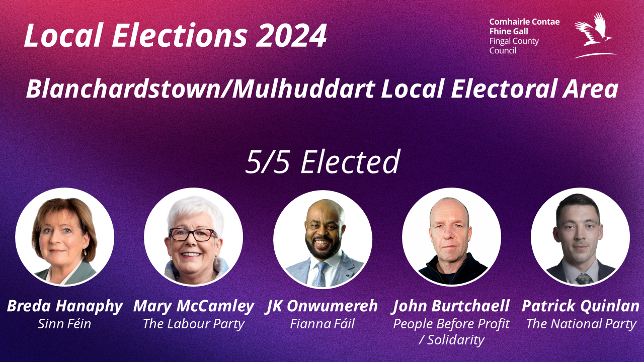 Blanch Mulhuddart Elected councillors