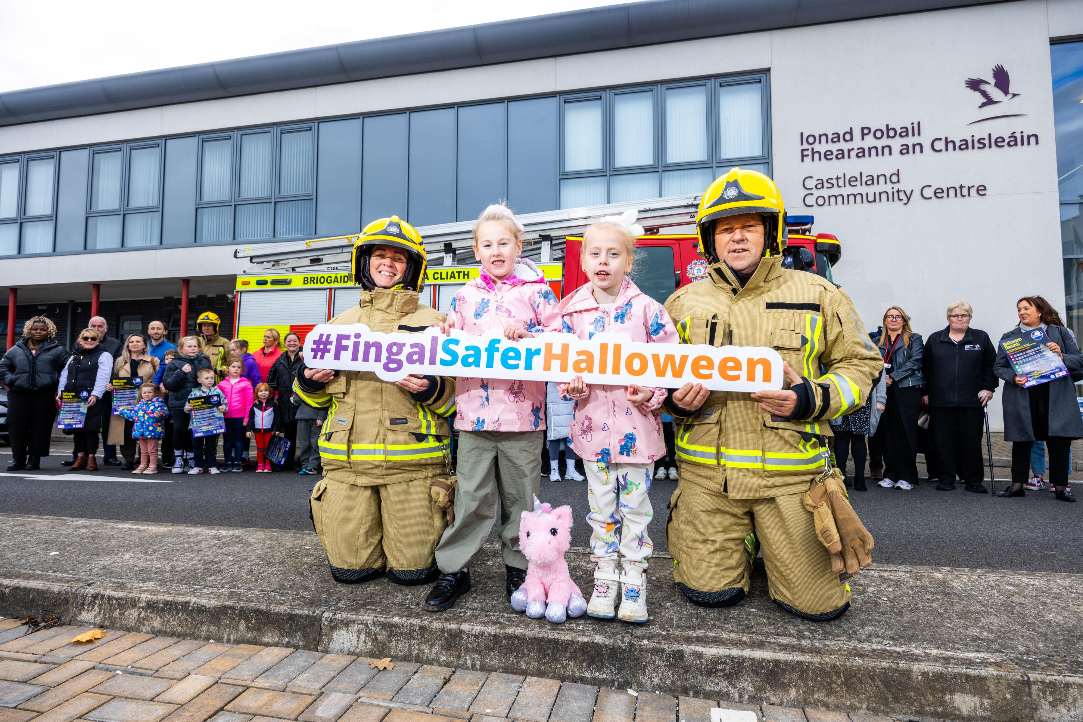 Launch of Fingal County Council Safer Halloween Event at Castleland Community Centre, Ballbriggan (1)