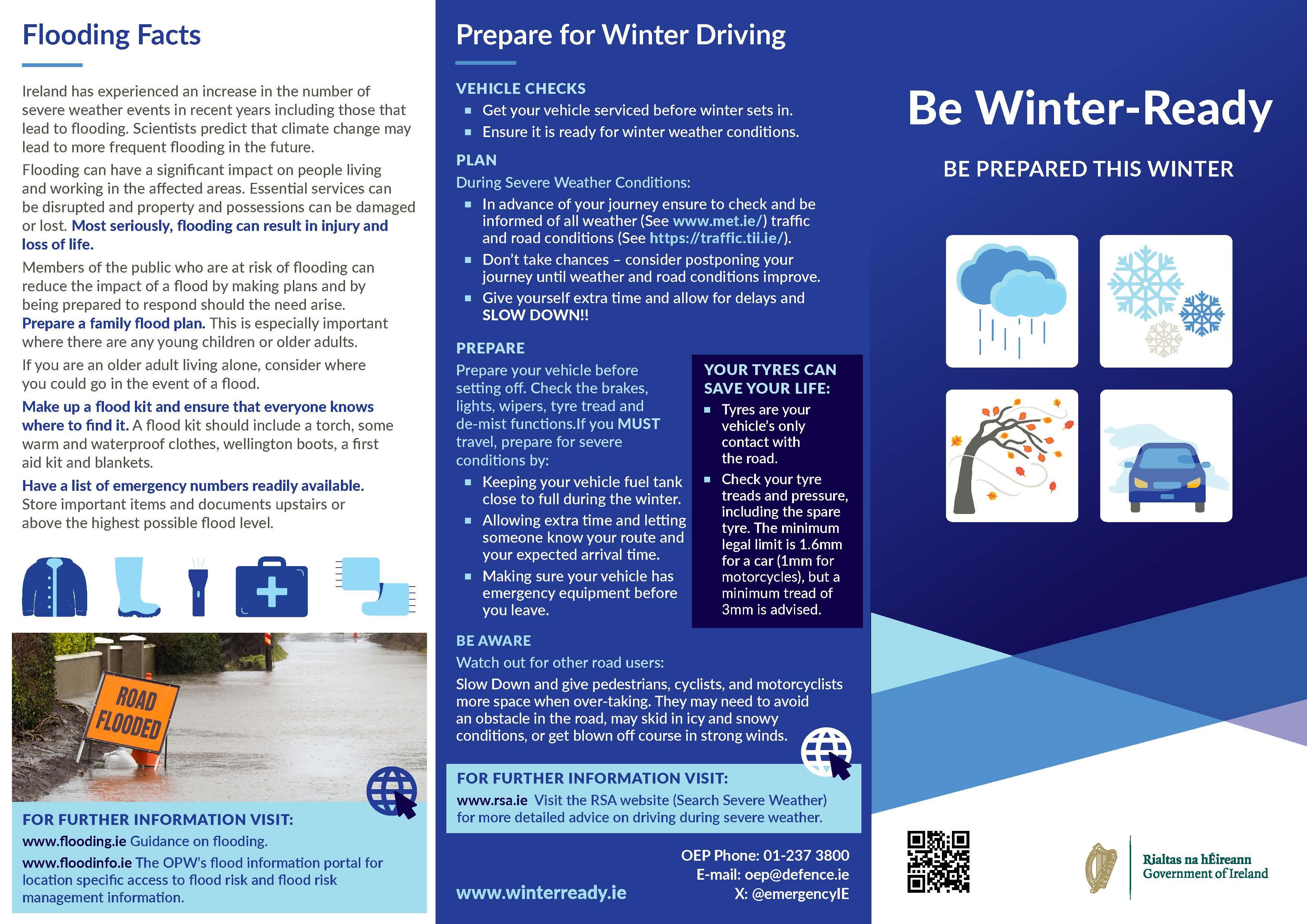 Be Winter Ready 2024 Leaflet page 1