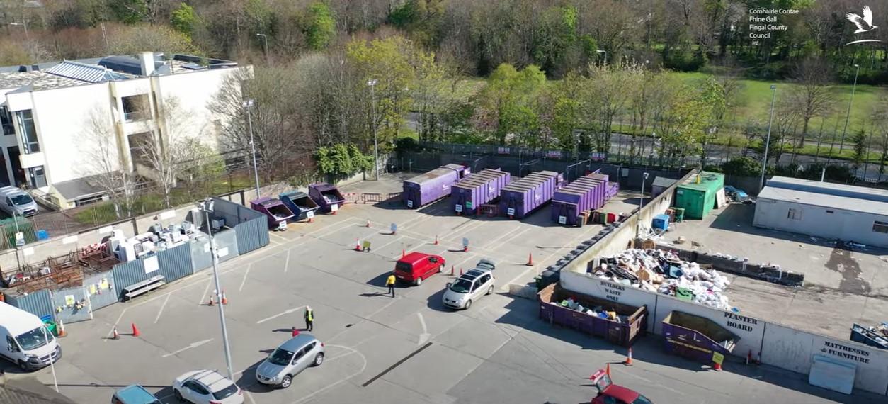 Coolmine recycling centre in Dublin 15