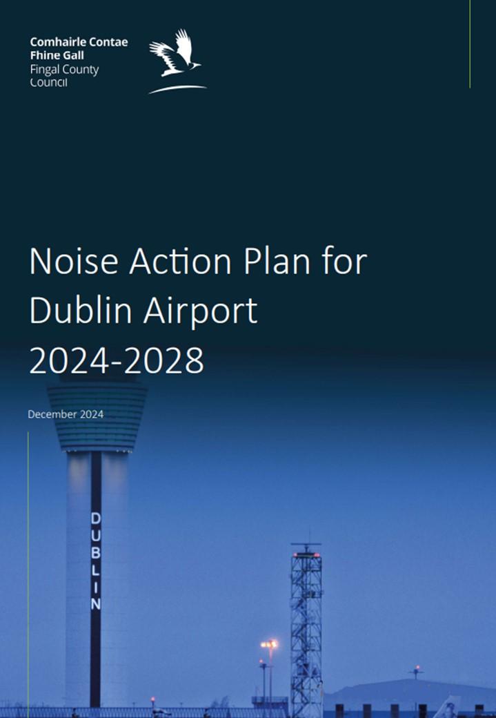 Front cover f the Dublin Noise Action Plan 2024-2028