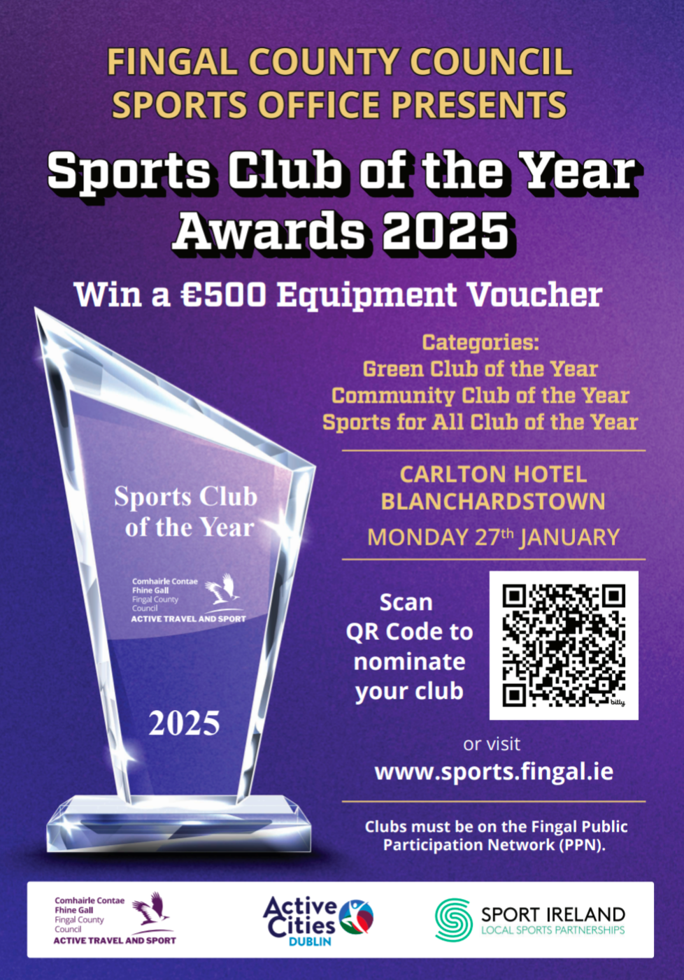 Nominate for the Fingal Sport Club of the Year