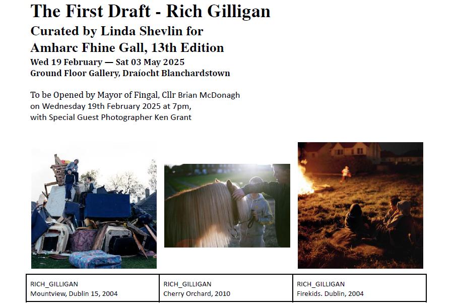 Rich Gilligan First Draft poster